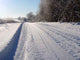 Dirt Road Winter Wall Decal