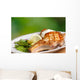 Grilled meat with vegetables Wall Mural
