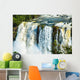 Iguazu Falls, on the border of Brazil and Argentina Wall Mural