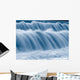 Blue Falling Water Texture Wall Decal