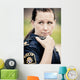 Confident Female Police Officer Wall Decal