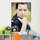 Confident Female Police Officer Wall Decal