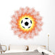 football sun Wall Decal