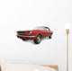 Red Classic Car Wall Decal