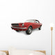 Red Classic Car Wall Decal