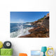 Waves crashing along the coast of Acadia National Park in Maine Wall Mural