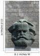 Karl Marx statue Wall Mural