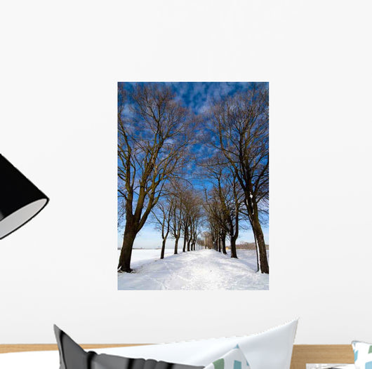 Snowy Wall Decal
