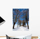 Snowy Wall Decal