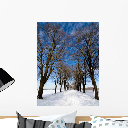 Snowy Wall Decal