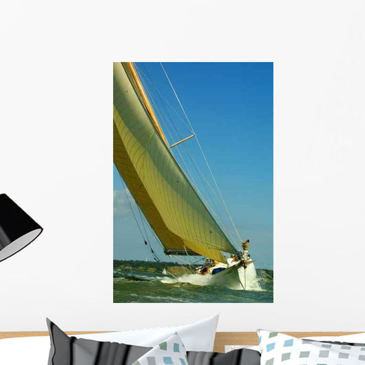 Super Yacht Racing Wall Decal