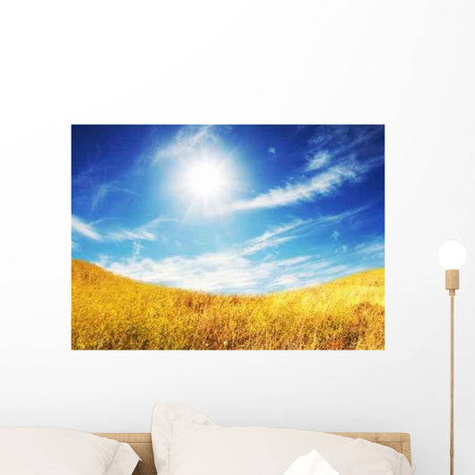 Autumn Field Wall Decal Design 2