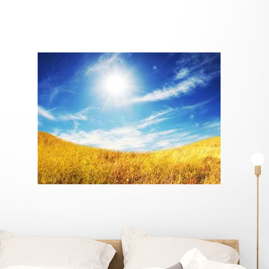 Autumn Field Wall Decal Design 2