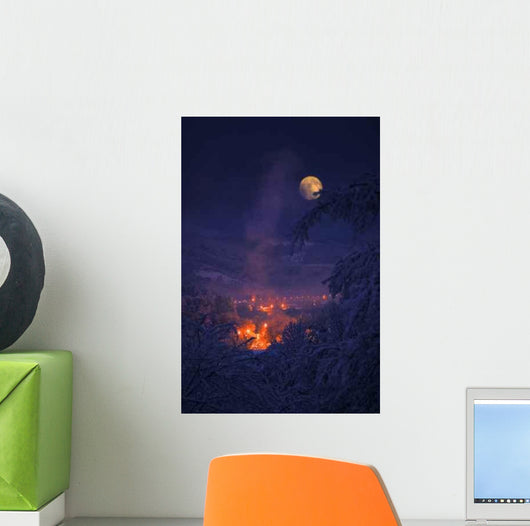 Moon Winter Wall Decal