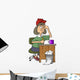 female writer Wall Decal