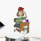 female writer Wall Decal