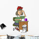 female writer Wall Decal