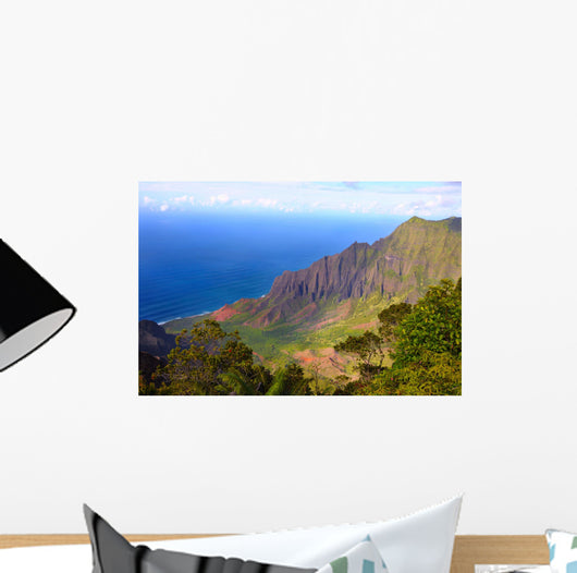 Kalalau Valley on the Na Pali Coast of Kauai Wall Mural