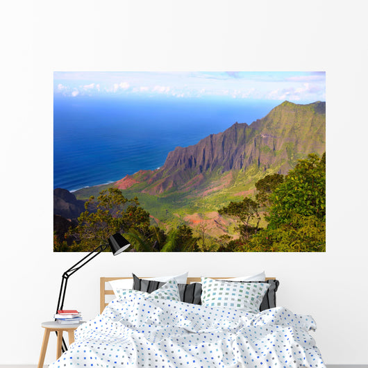 Kalalau Valley on the Na Pali Coast of Kauai Wall Mural