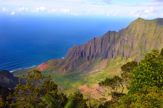 Kalalau Valley on the Na Pali Coast of Kauai Wall Mural