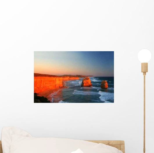 Twelve Apostles Sunset Wall Decal Design 2