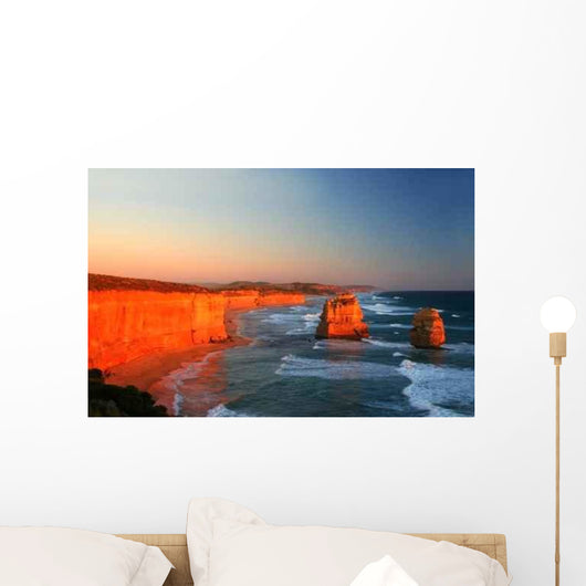 Twelve Apostles Sunset Wall Decal Design 2