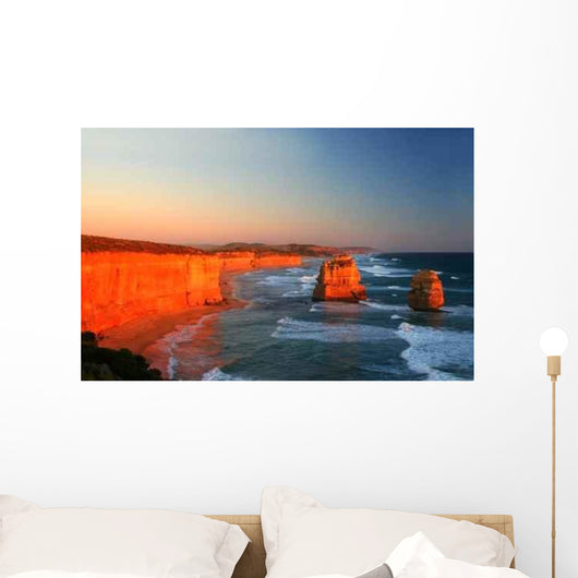 Twelve Apostles Sunset Wall Decal Design 2