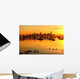 Golden Dawn over Melbourne Wall Decal
