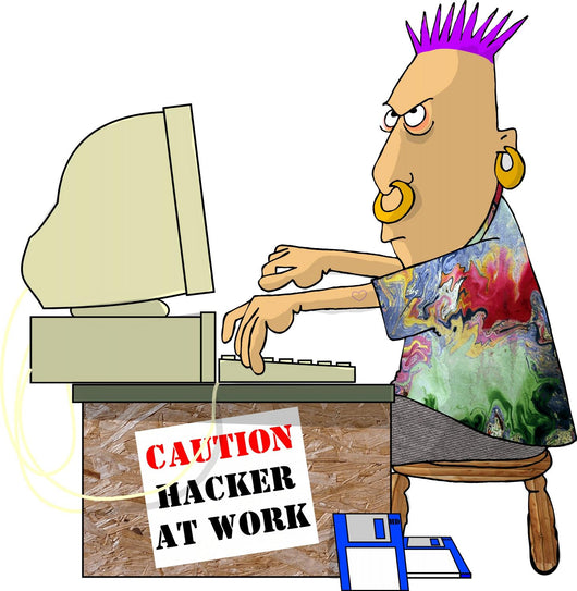 computer hacker Wall Decal