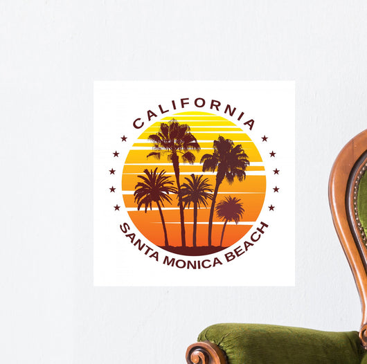 Travel for Santa Monica Wall Decal