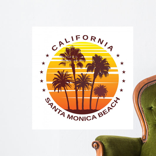 Travel for Santa Monica Wall Decal