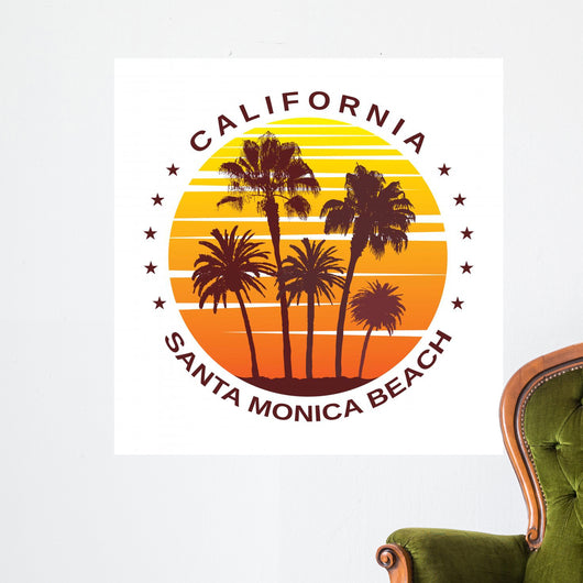 Travel for Santa Monica Wall Decal