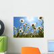 White Daisies Blue Sky Wall Decal Design 1