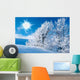 Winter Mountains Wall Decal