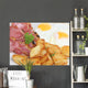 Bacon Egg Fried Potatoes Wall Mural