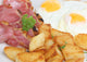 Bacon Egg Fried Potatoes Wall Mural
