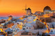 Oia Sunset Wall Decal