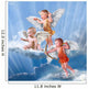 Baby cupid with angel wings Wall Mural