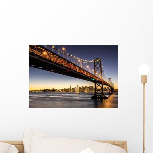 Bay Bridge Lights Wall Decal