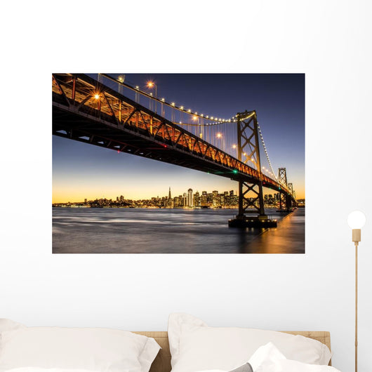 Bay Bridge Lights Wall Decal