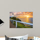 Sunrise at Cape Byron. Horizontal Frame. Wall Mural