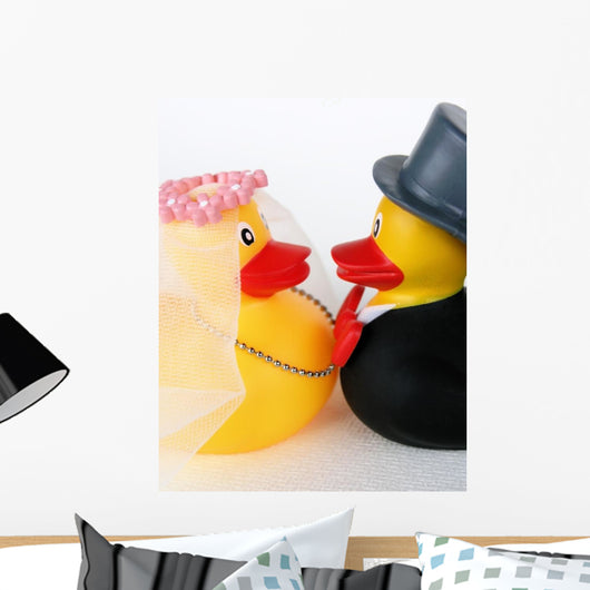 Wedding Ducks Wall Decal