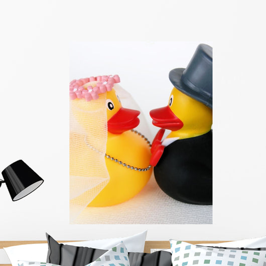 Wedding Ducks Wall Decal