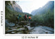 Group of hikers crossing the bridge Wall Mural