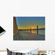 Rapperswil Bridge Sunrise Wall Decal