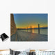 Rapperswil Bridge Sunrise Wall Decal