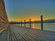 Rapperswil Bridge Sunrise Wall Decal