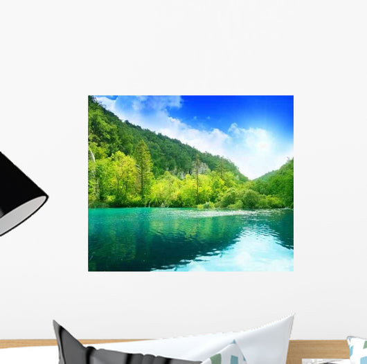 Lake Deep Forest Wall Decal Design 6