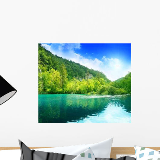 Lake Deep Forest Wall Decal Design 6