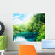 Lake Deep Forest Wall Decal Design 5